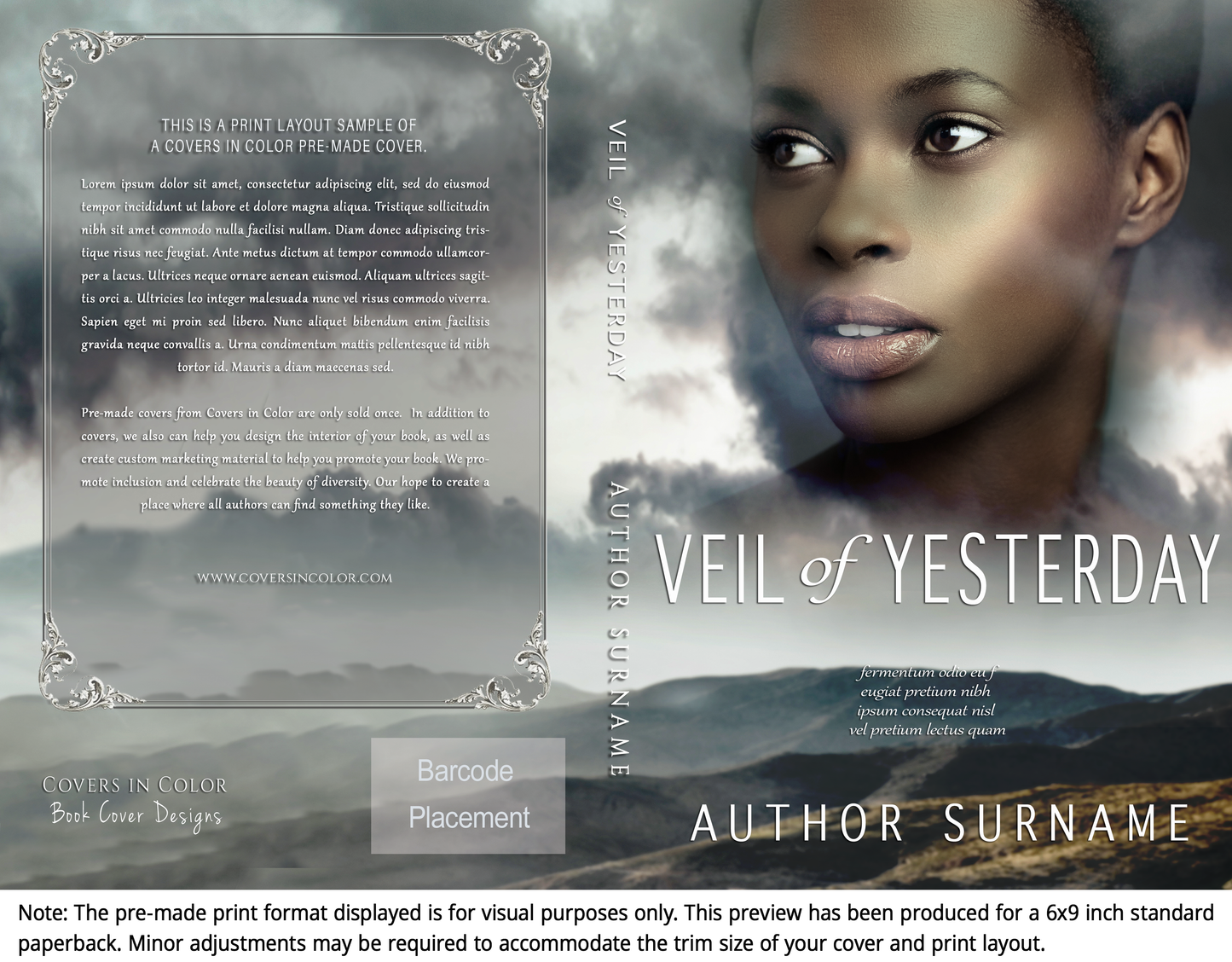 Pre-made Book Cover M1340