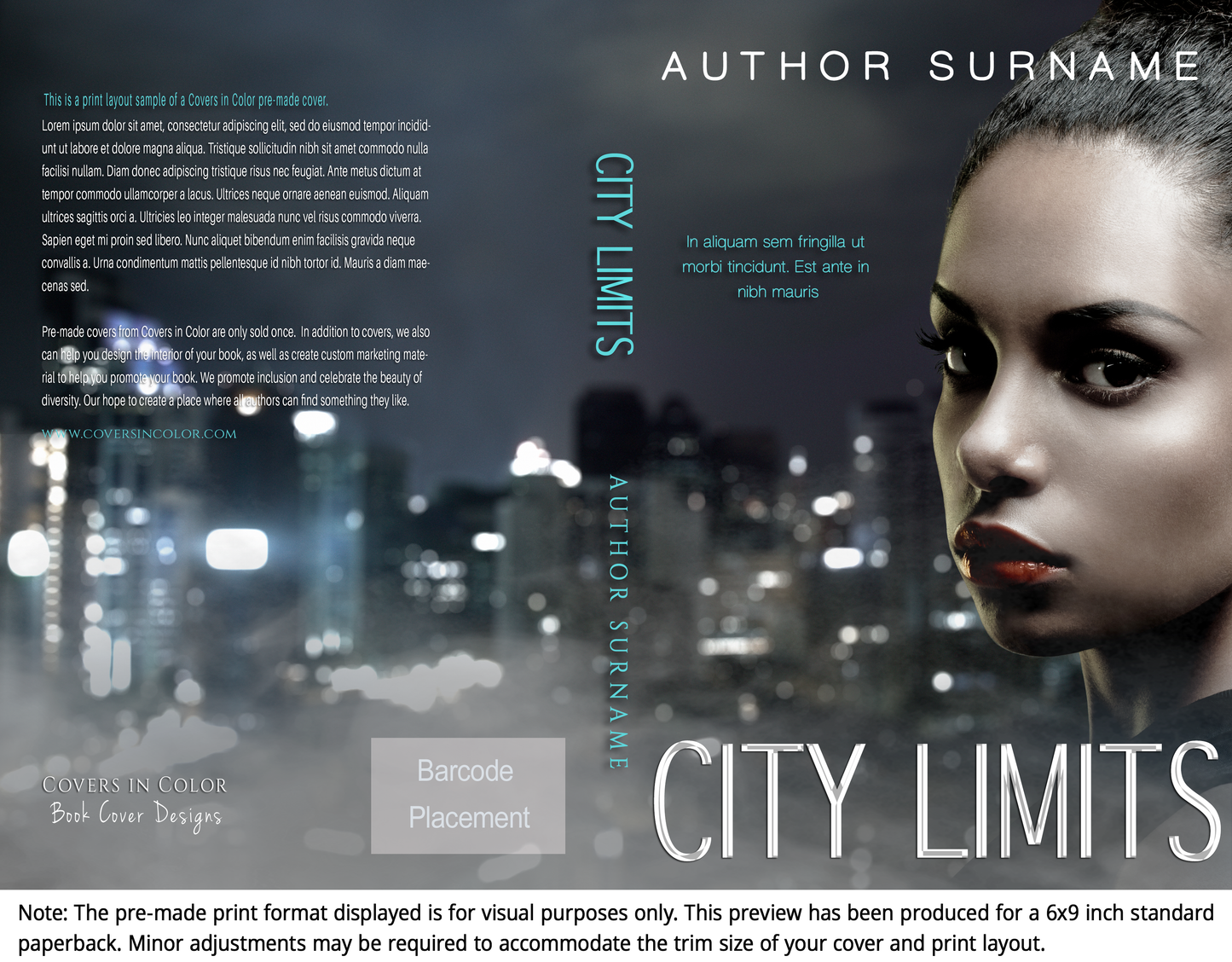 Pre-made Book Cover M1364
