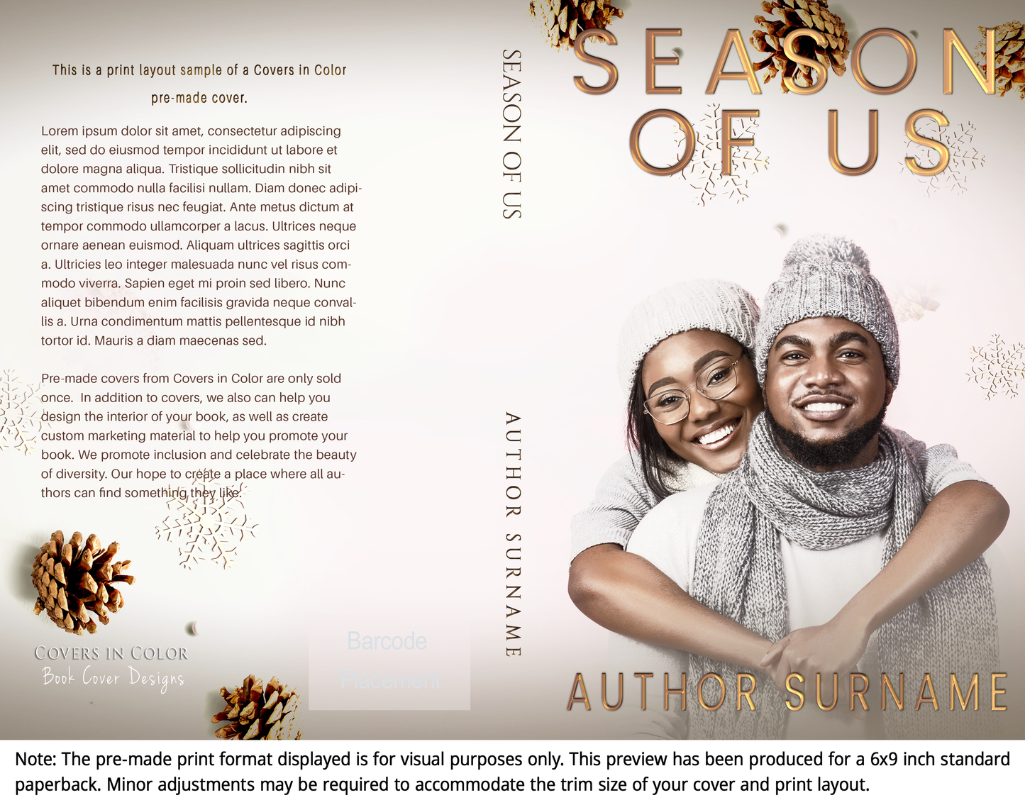 Pre-made Book Cover M1408