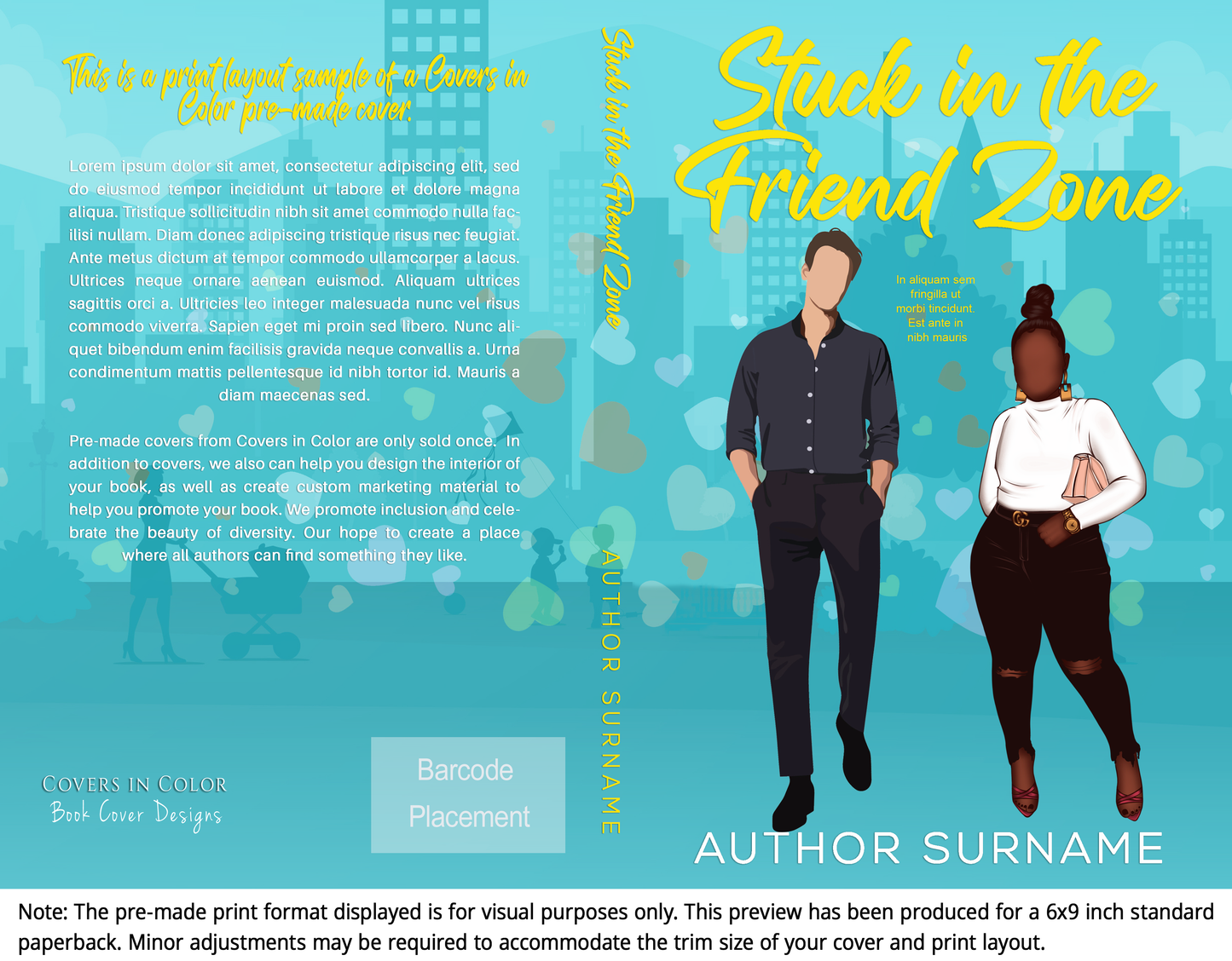 Pre-made Book Cover M1554