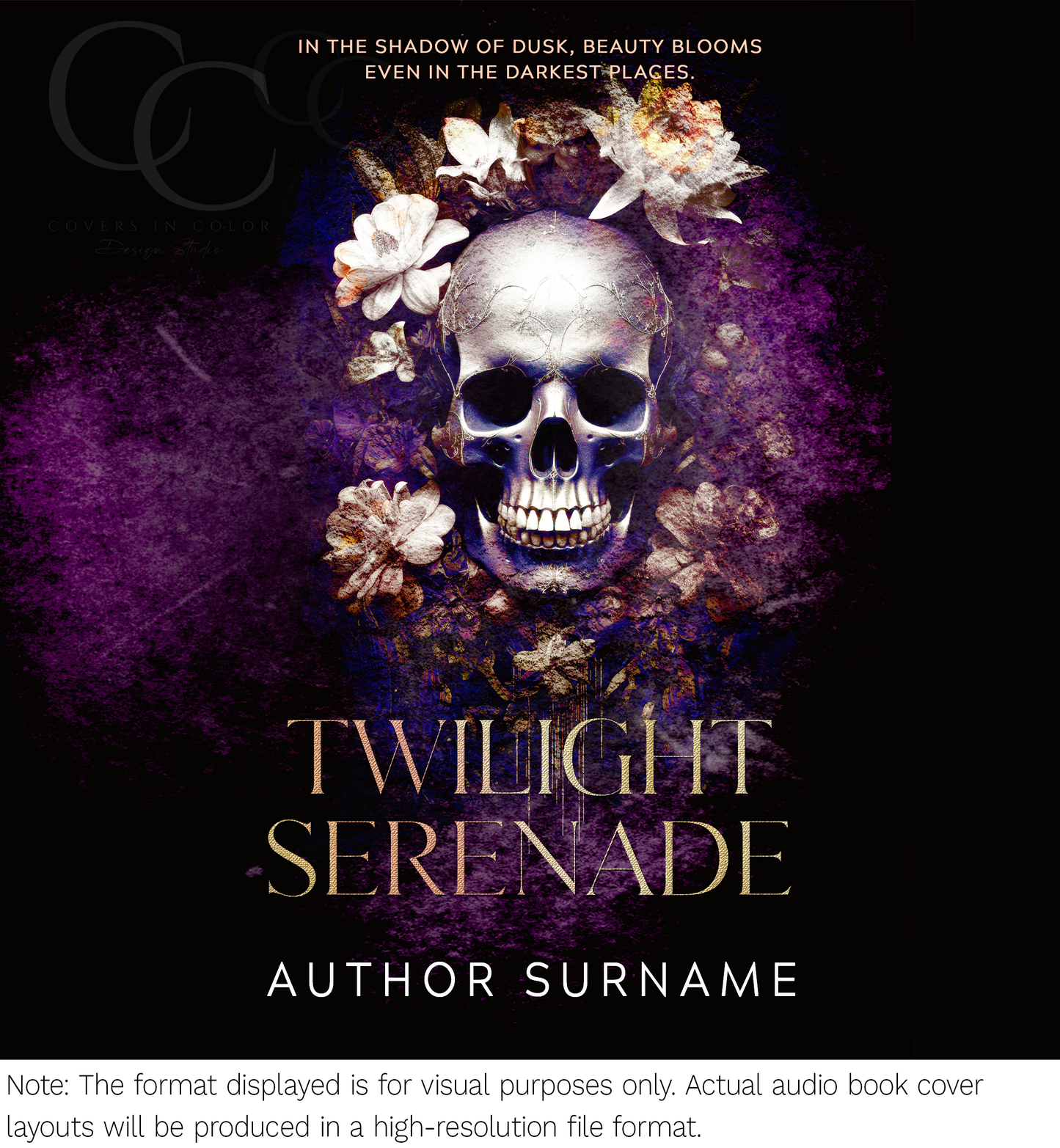 Pre-made Book Cover M1655
