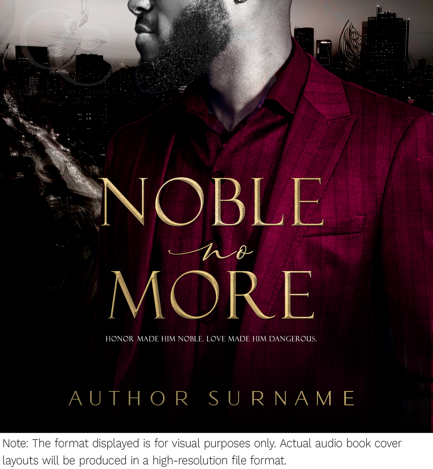 Pre-made Book Cover M1674