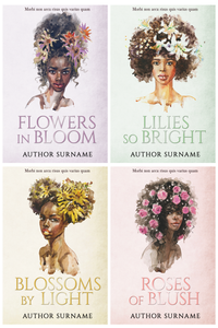 Pre-made Book Cover M1448 Series: Blooms and Blossoms