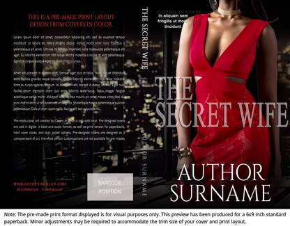 Pre-made Book Cover M1292
