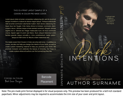 Pre-made Book Cover M1460