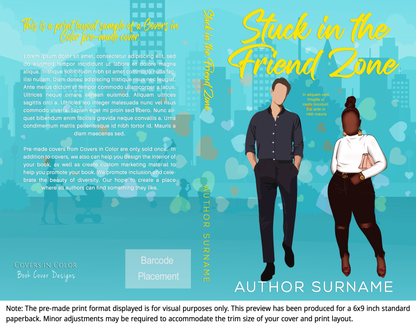 Pre-made Book Cover M1554