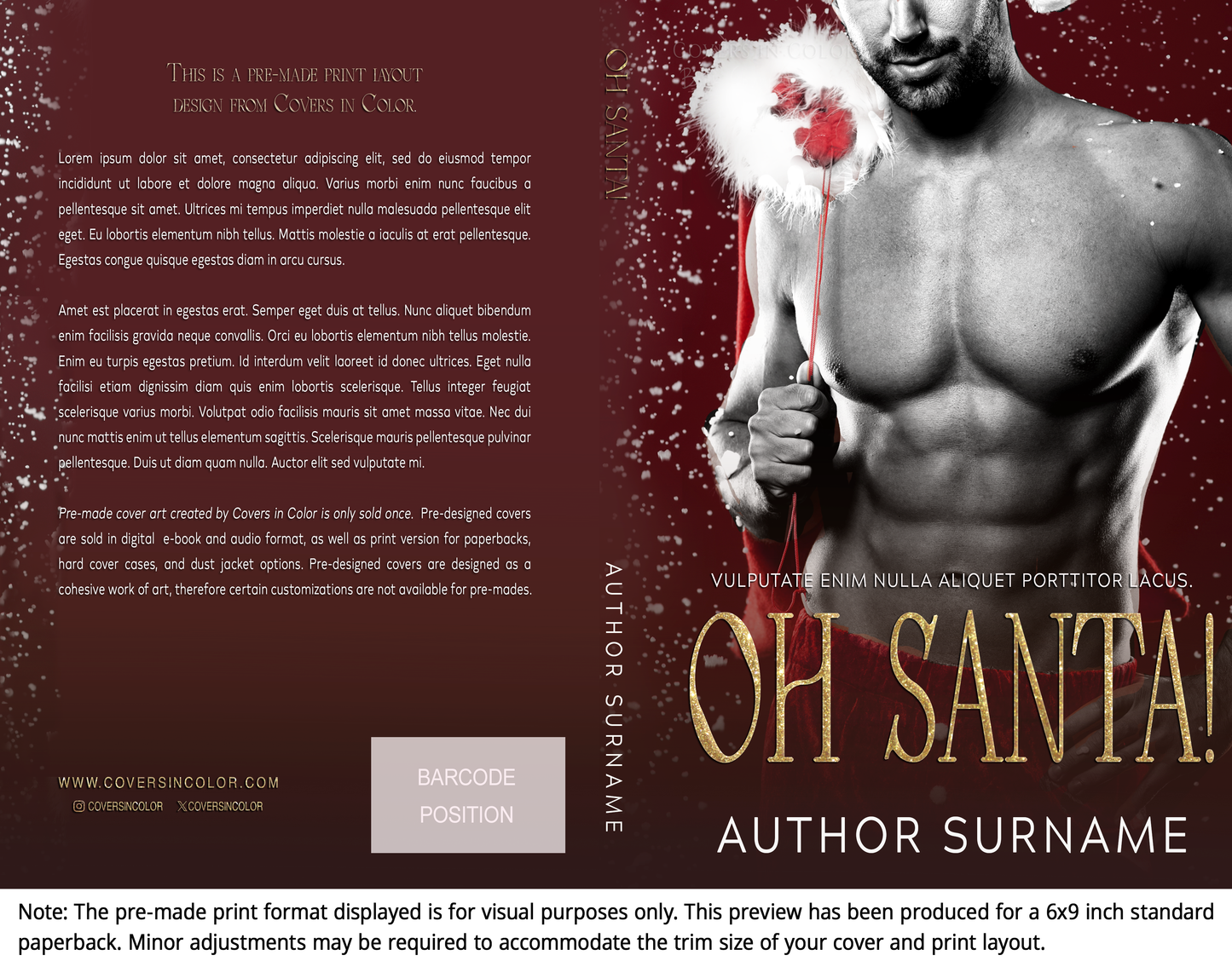 Pre-made Book Cover M0719