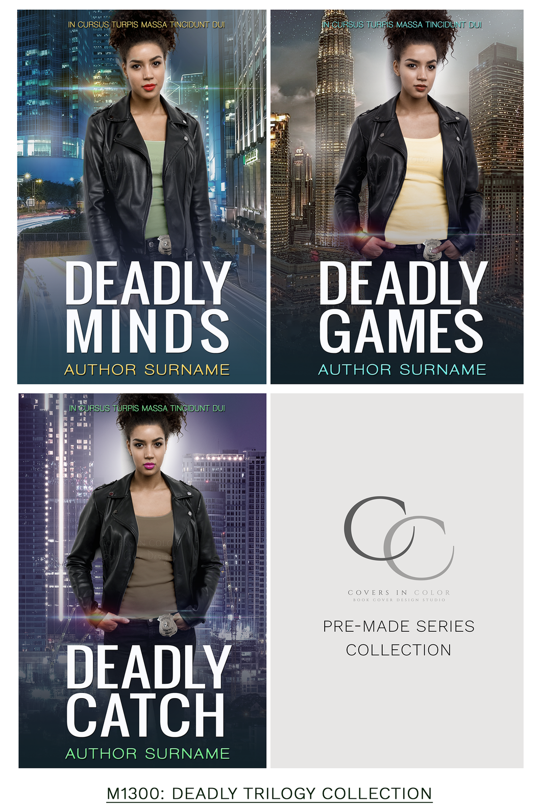 Pre-made Book Cover M1300 Series: Deadly