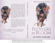 Load image into Gallery viewer, Pre-made Book Cover M1448 Series: Blooms and Blossoms