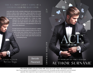 Pre-made Book Cover M1541 Series: Casino Men