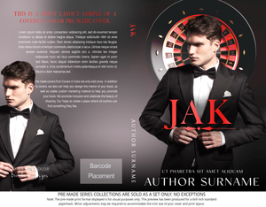 Pre-made Book Cover M1541 Series: Casino Men