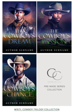 Load image into Gallery viewer, Pre-made Book Cover M1571 Series: Cowboy