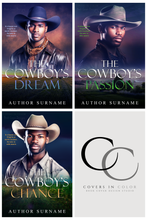 Load image into Gallery viewer, Pre-made Book Cover M1571 Series: Cowboy