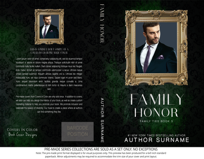Pre-made Book Cover M1610 Series: Family Ties