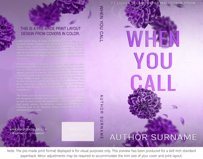 Pre-made Book Cover M1636
