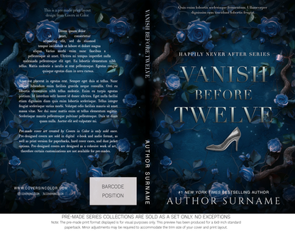 Pre-made Book Cover M1638 Series: Happily Never After