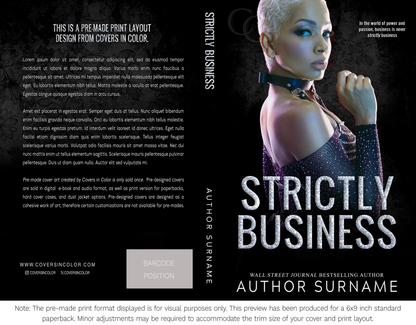 Pre-made Book Cover M1645