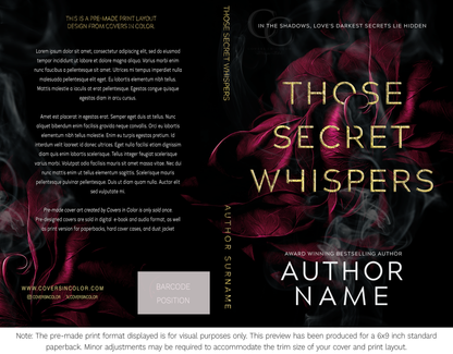 Pre-made Book Cover M1646