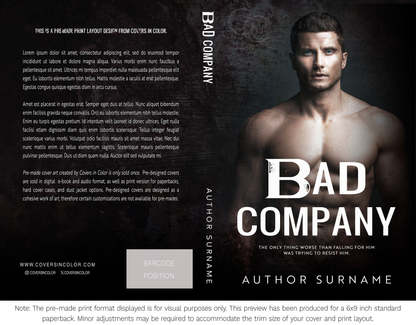 Pre-made Book Cover M1662