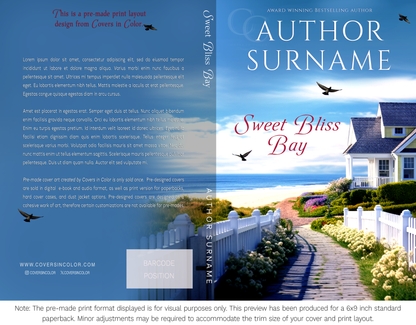Pre-made Book Cover M1673