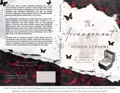 Pre-made Book Cover M1682