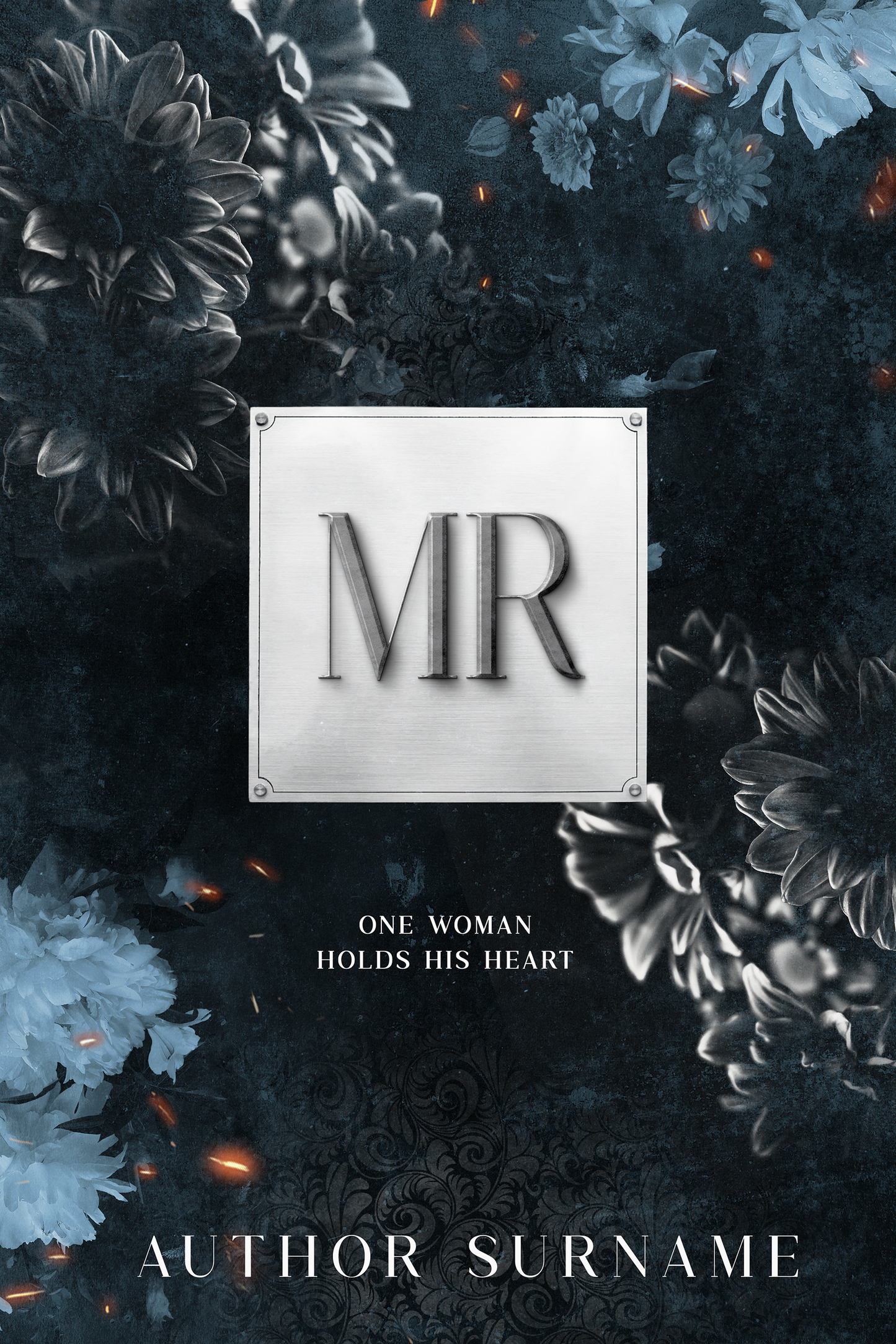 Pre-made Book Cover M1686 Series: Mr & Mrs