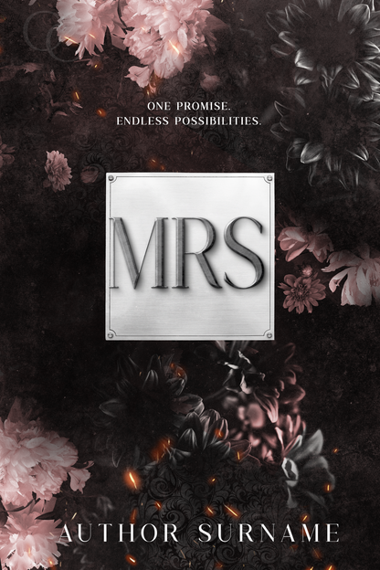 Pre-made Book Cover M1686 Series: Mr & Mrs