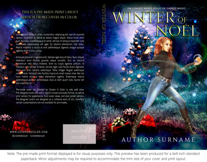 Pre-made Book Cover M1687