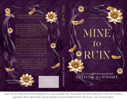 Pre-made Book Cover M1691