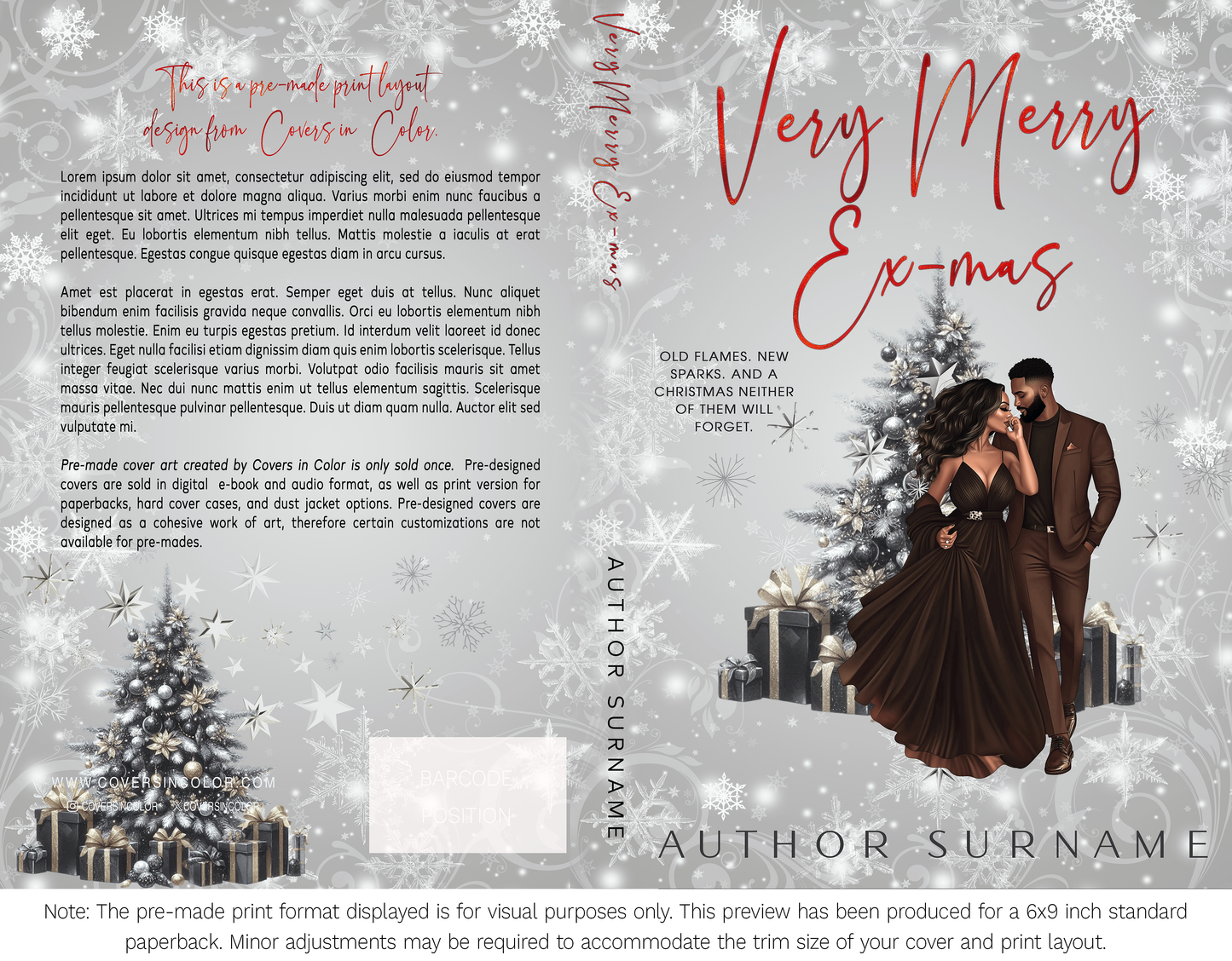 Pre-made Book Cover M1688