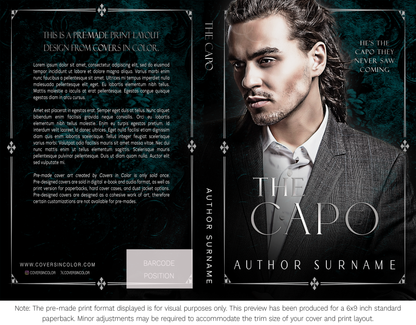 Pre-made Book Cover M1692