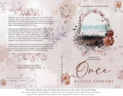 Pre-made Book Cover M1694 Series: Beaumont Heights
