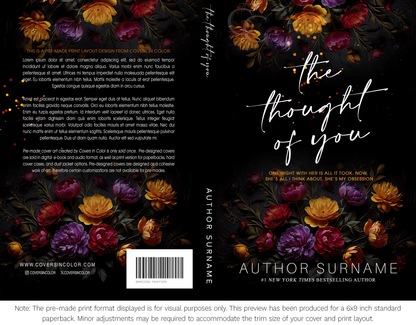 Pre-made Book Cover M1698