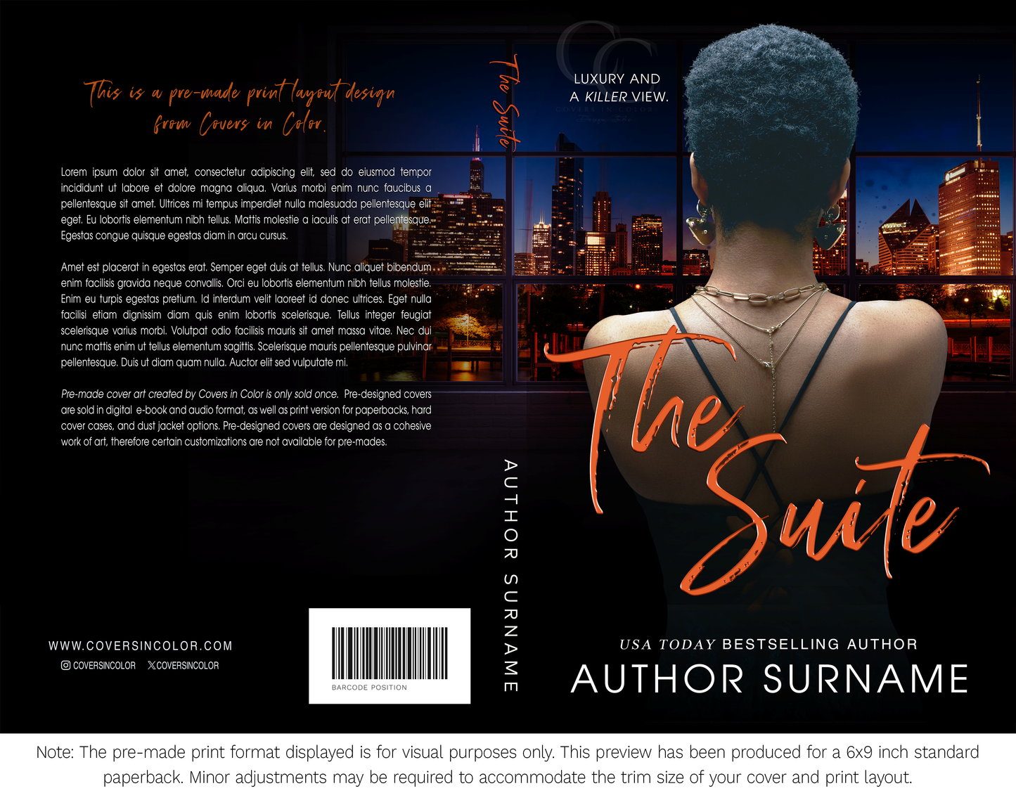 Pre-made Book Cover M1699