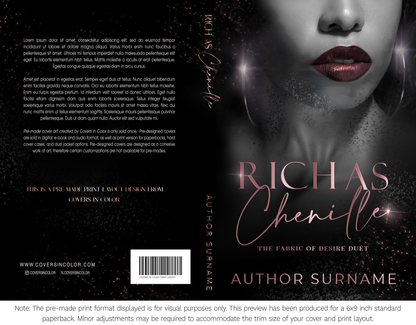 Pre-made Book Cover M1700 Series: The Fabric of Desire
