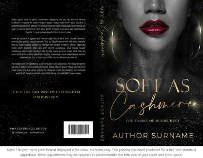 Pre-made Book Cover M1700 Series: The Fabric of Desire