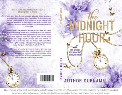 Pre-made Book Cover M1702