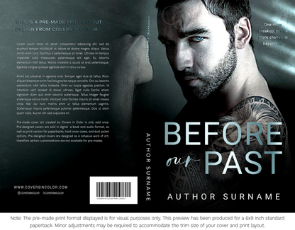 Pre-made Book Cover M1703
