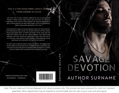 Pre-made Book Cover M1705