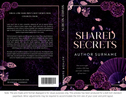 Pre-made Book Cover M1706