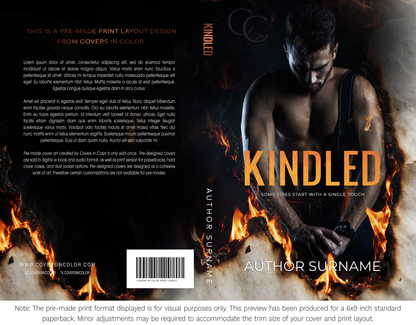 Pre-made Book Cover M1709
