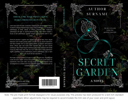 Pre-made Book Cover M1715
