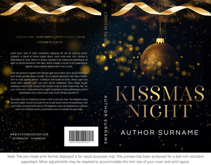 Pre-made Book Cover M1717