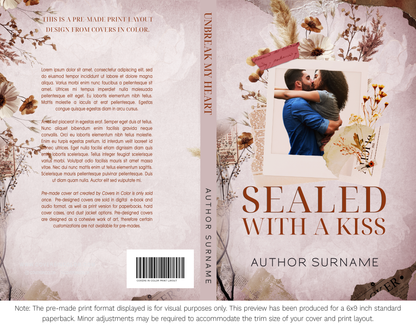 Pre-made Book Cover M1711