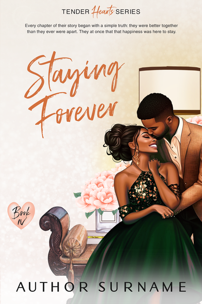 Pre-made Book Cover M1696 Series: Tender Hearts Series