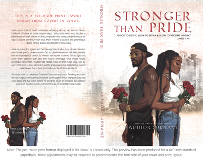 Pre-made Book Cover M1712