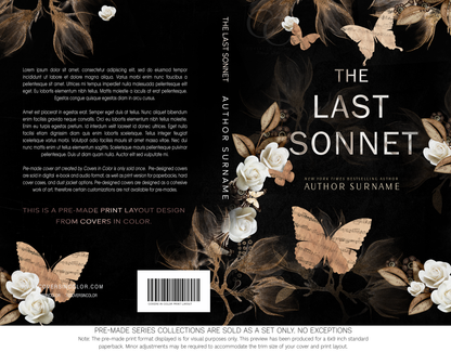 Pre-made Book Cover M1713