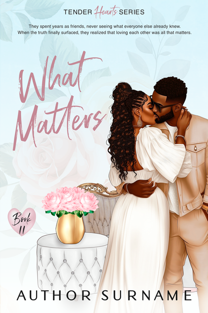 Pre-made Book Cover M1696 Series: Tender Hearts Series