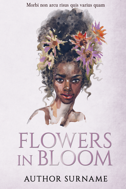 Pre-made Book Cover M1448 Series: Blooms and Blossoms