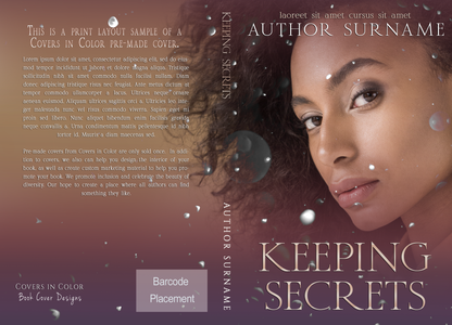 Pre-made Book Cover M1476 Series: Secrets